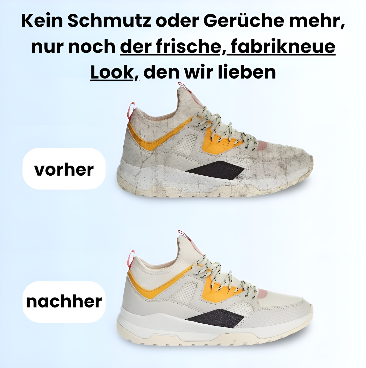 WashWrap™ – Reinige deine Schuhe mühelos und effektiv